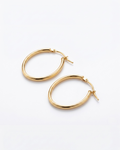 Aretes lisos | Oro 10k